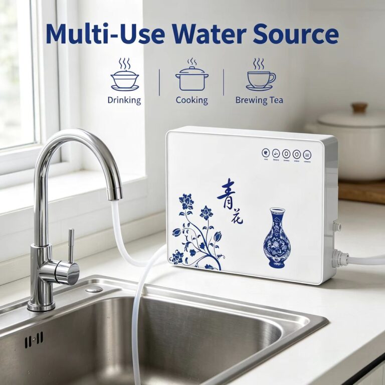 Five-stage ultrafiltration water purifier, under-sink home tap water filter for sand and sediment